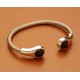 BIO-RAY QUARZ ARMBAND - SILBER SERIE